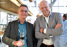 William van der Riet van Axia Vegetable Seeds met Werner Kastelein van Pantheon Automatisering